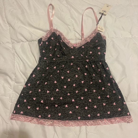 Heart Print Camisole PJ Set - Picture 3 of 5